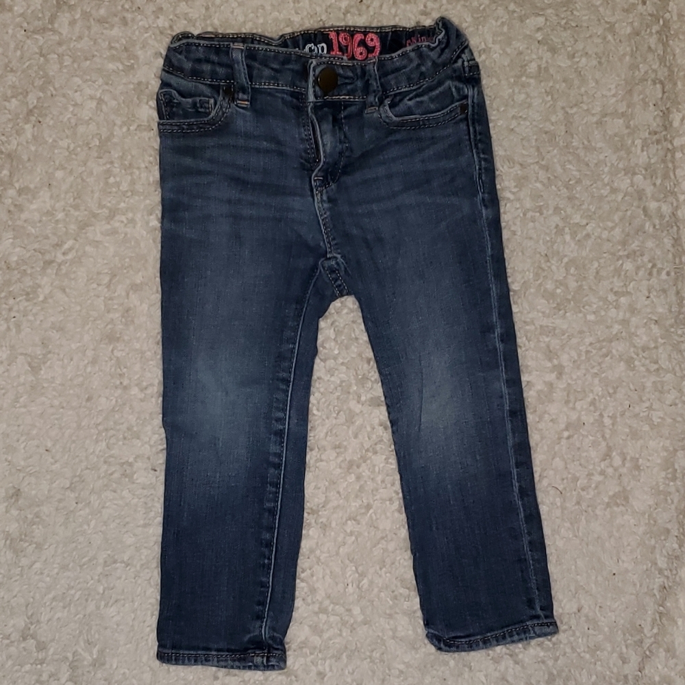 Baby Gap 2T waist adjustable jeans